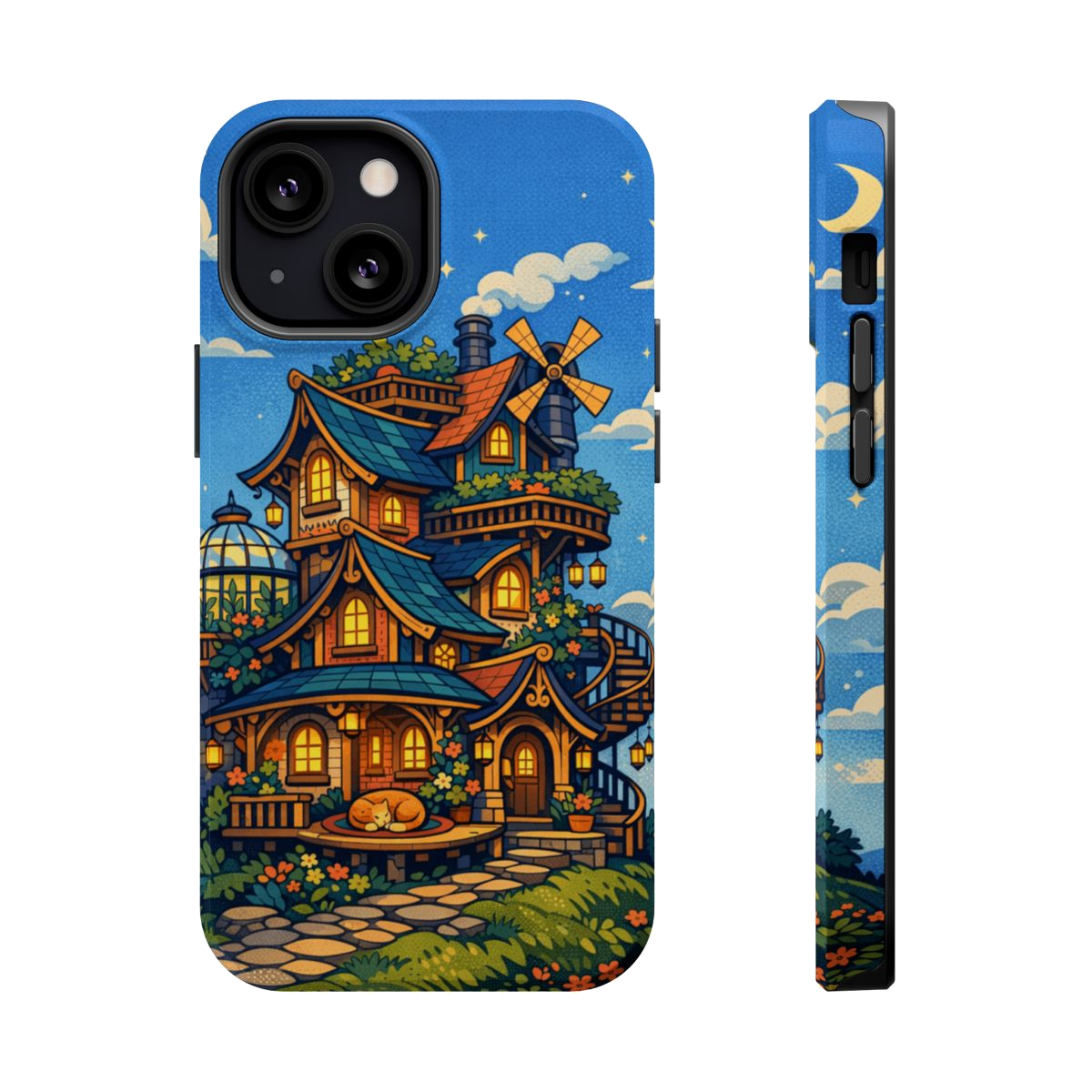 Whimsical Haven Retreat Magnetic Phone Case - iPhone 13 Mini