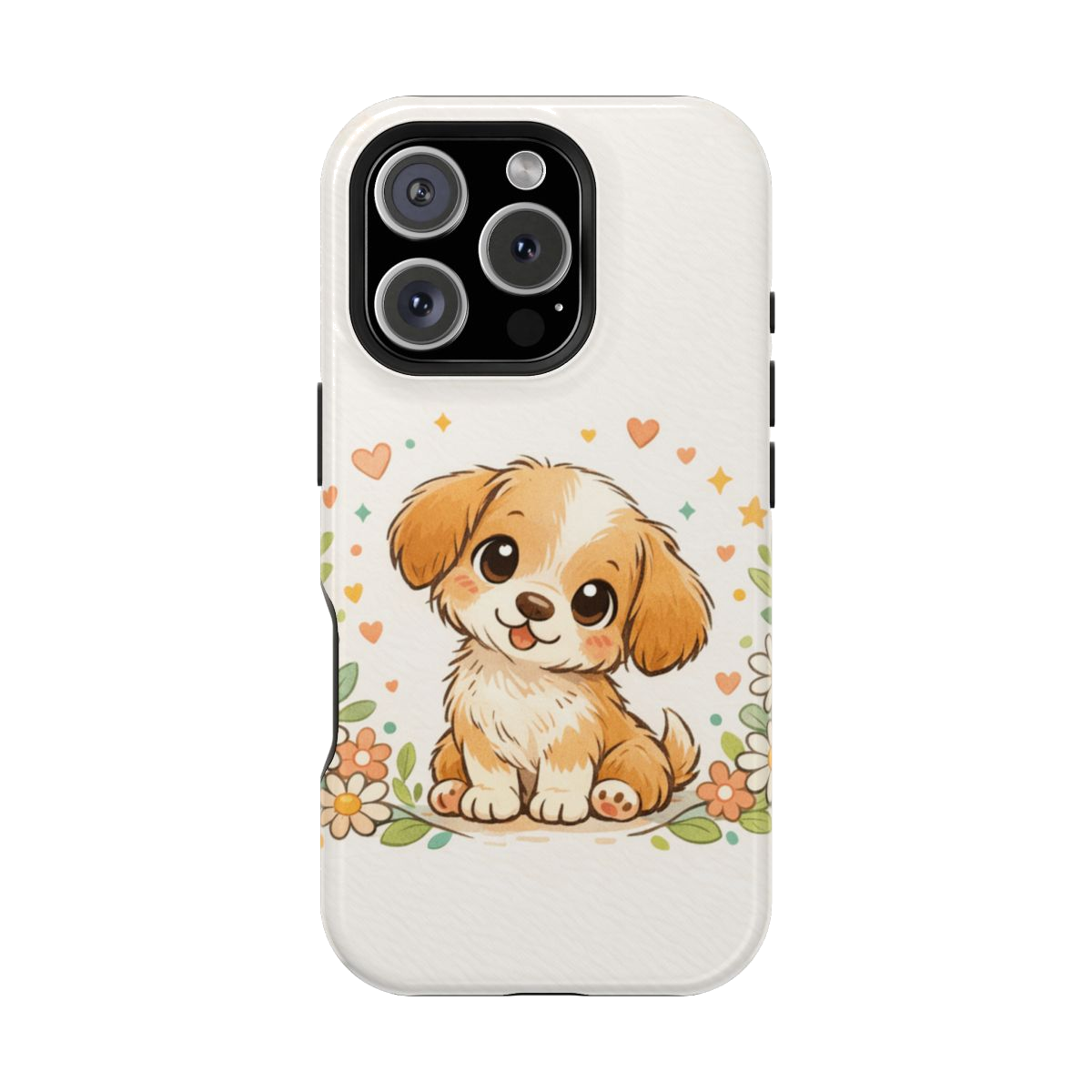 Whimsical Pup Delight Magnetic Magnetic Phone Case - iPhone 16 Pro