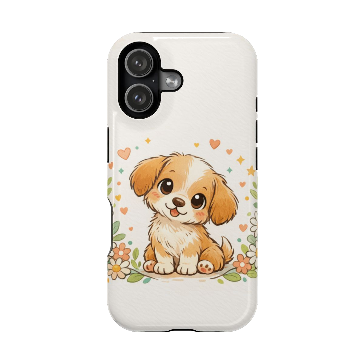 Whimsical Pup Delight Magnetic Magnetic Phone Case - iPhone 17