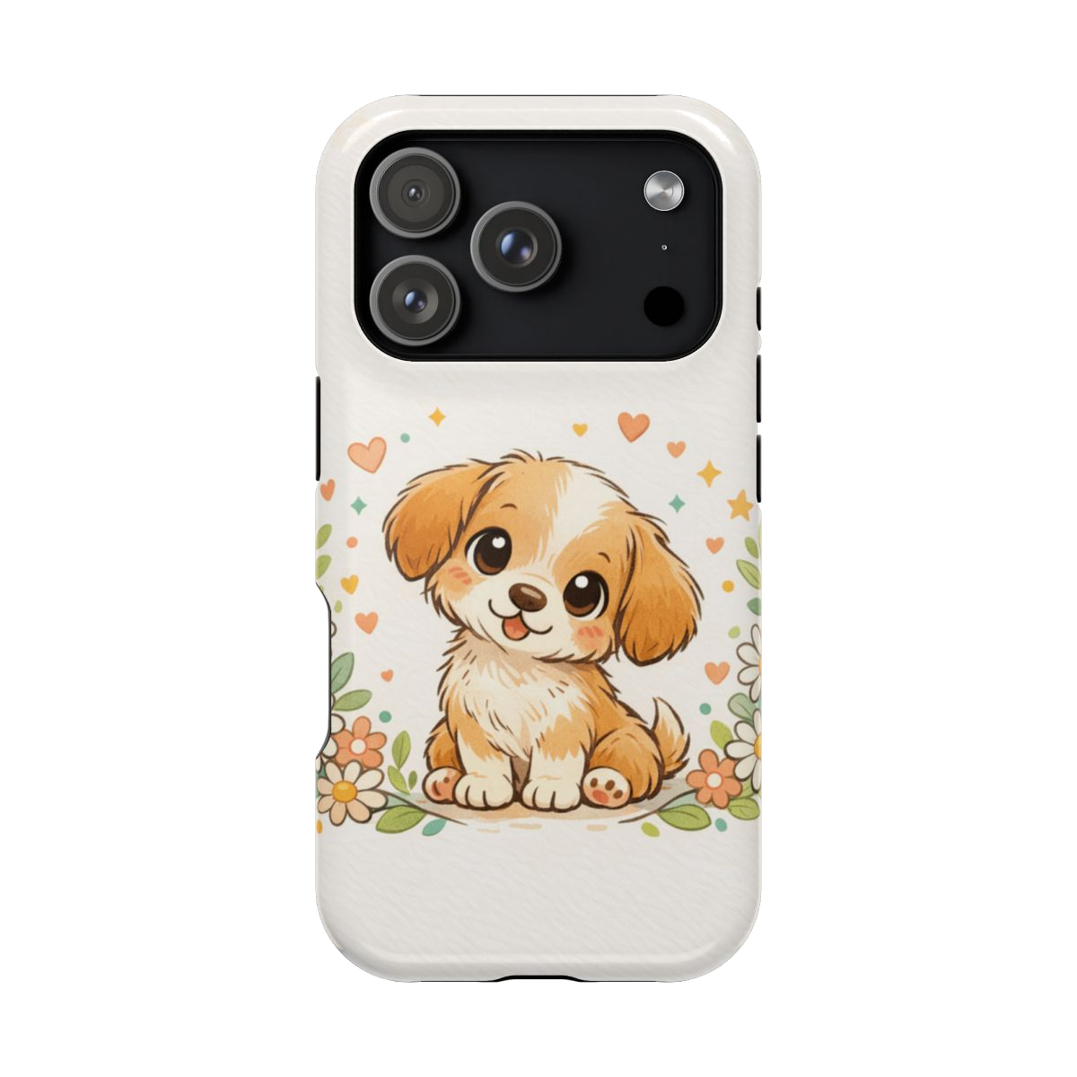 Whimsical Pup Delight Magnetic Magnetic Phone Case - iPhone 17 Pro