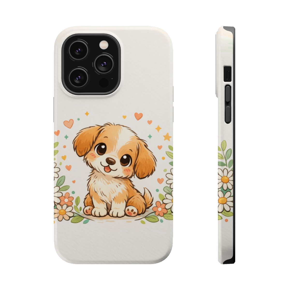 Whimsical Pup Delight Magnetic Magnetic Phone Case - iPhone 14 Pro Max