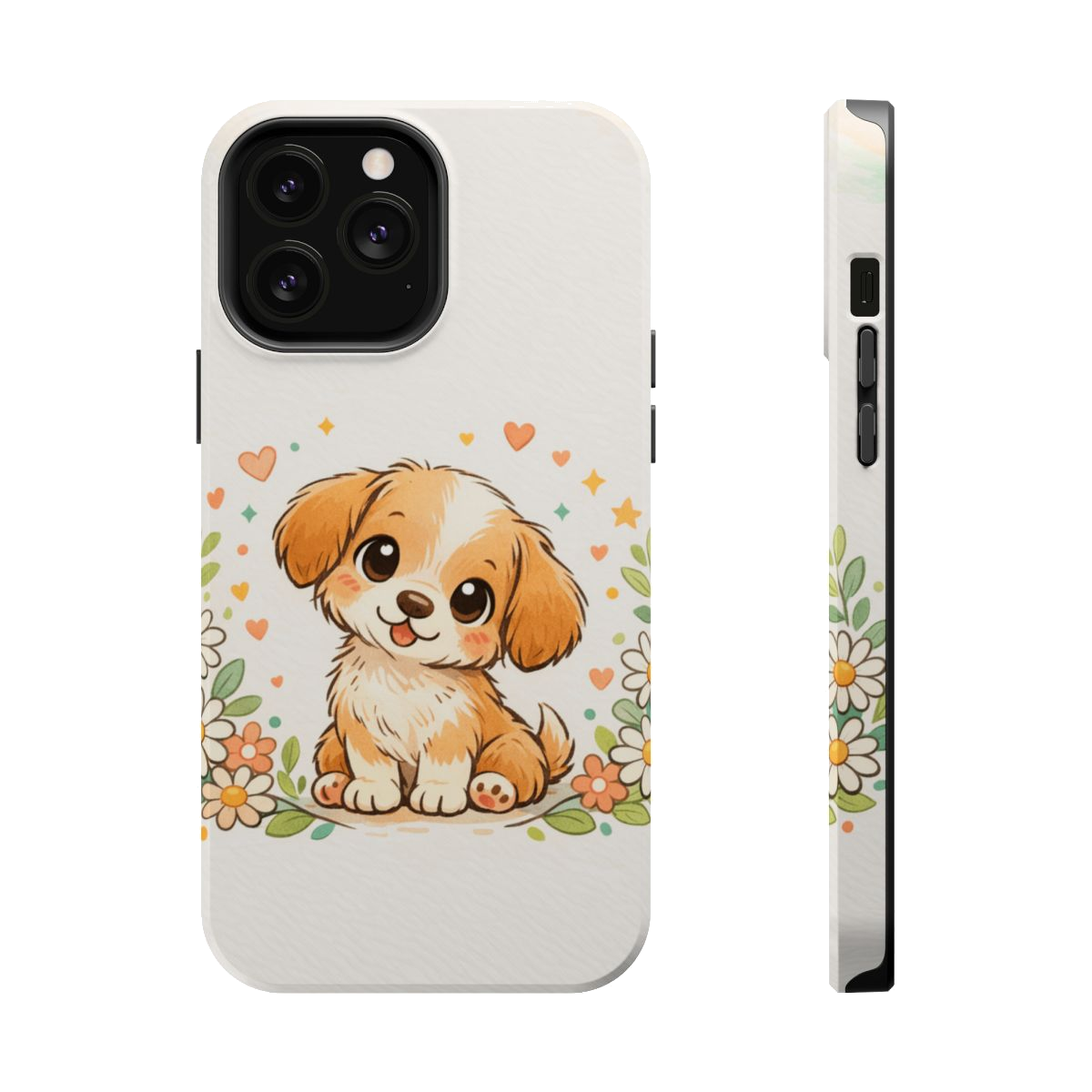 Whimsical Pup Delight Magnetic Magnetic Phone Case - iPhone 13 Pro Max