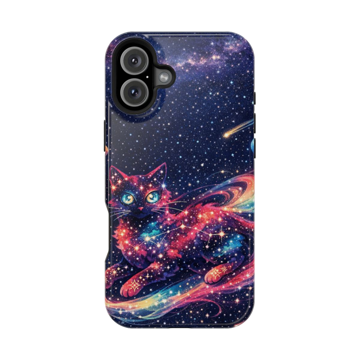 Celestial Cat Magic Magnetic Magnetic Phone Case - iPhone 16 Plus
