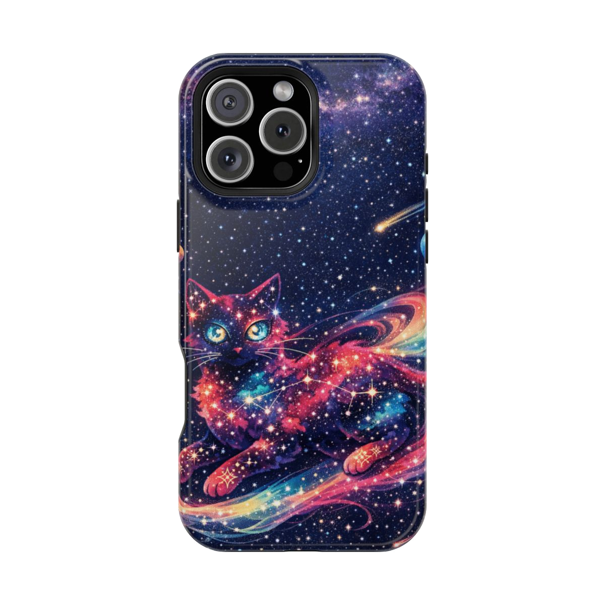 Celestial Cat Magic Magnetic Magnetic Phone Case - iPhone 16 Pro Max