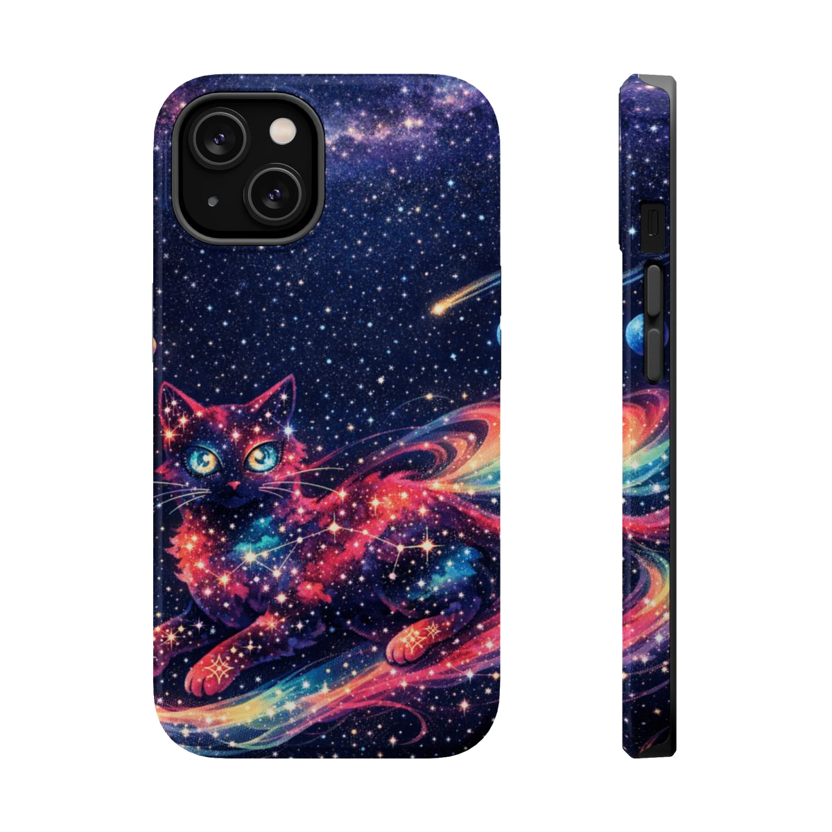Celestial Cat Magic Magnetic Magnetic Phone Case - iPhone 14