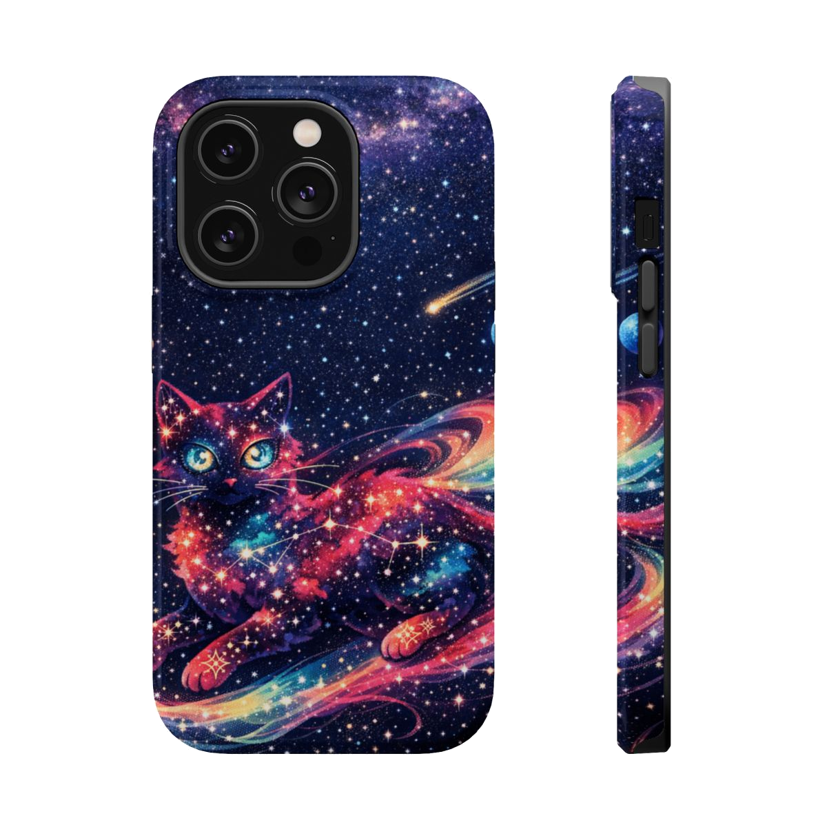 Celestial Cat Magic Magnetic Magnetic Phone Case - iPhone 14 Pro