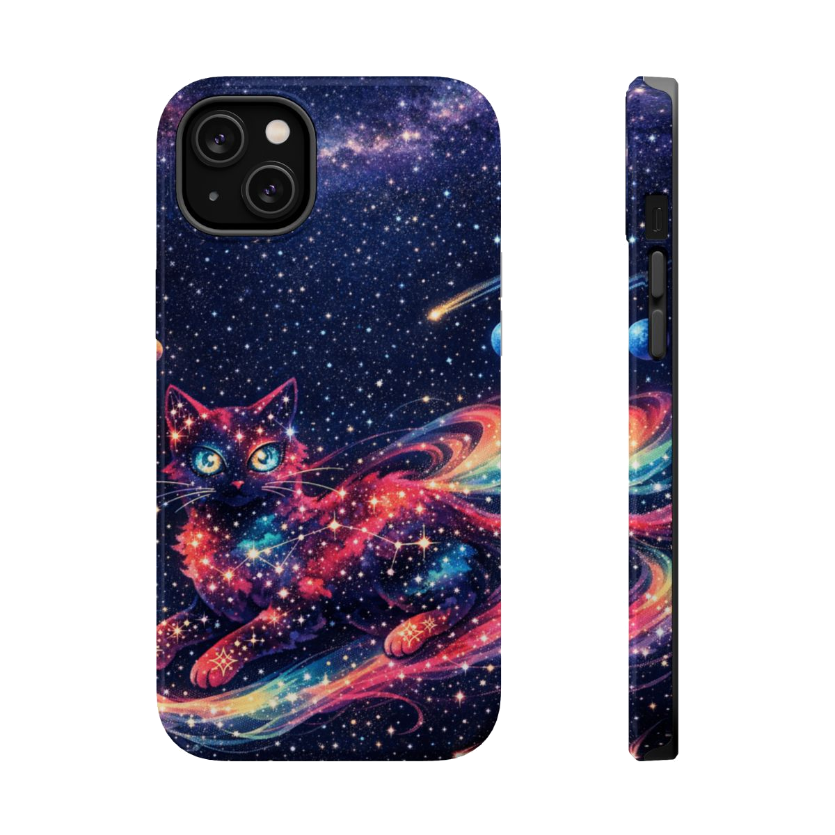 Celestial Cat Magic Magnetic Magnetic Phone Case - iPhone 14 Plus