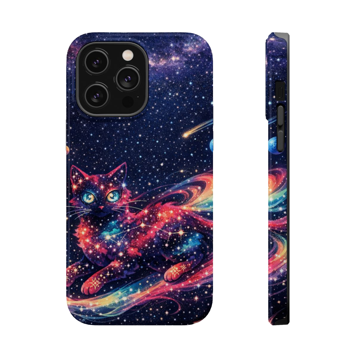 Celestial Cat Magic Magnetic Magnetic Phone Case - iPhone 14 Pro Max