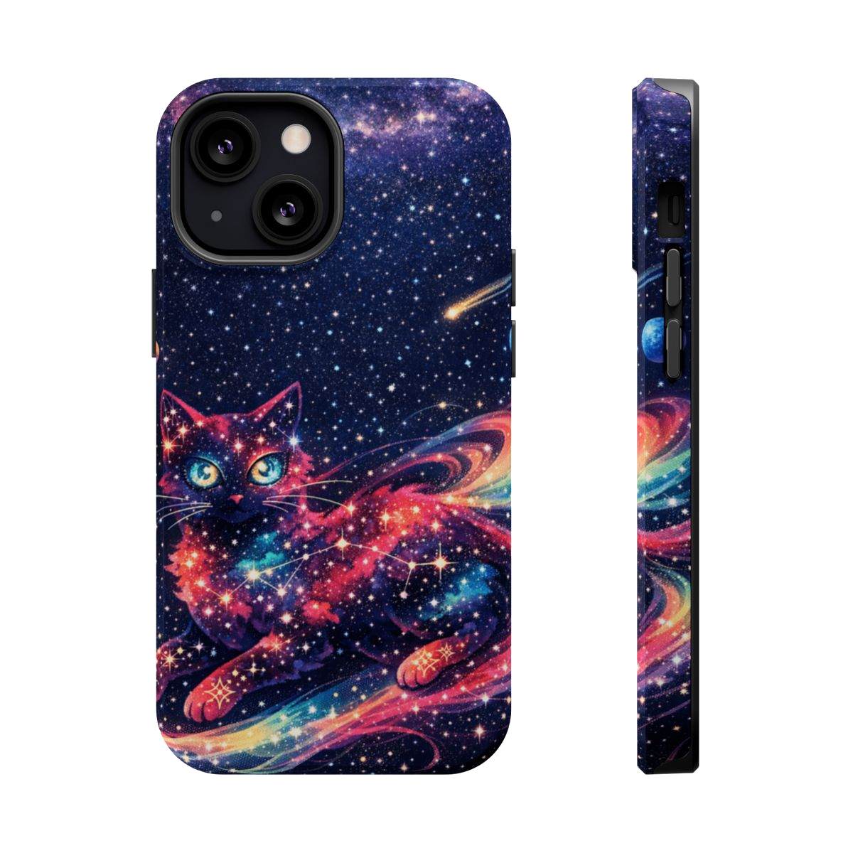 Celestial Cat Magic Magnetic Magnetic Phone Case - iPhone 13 Mini