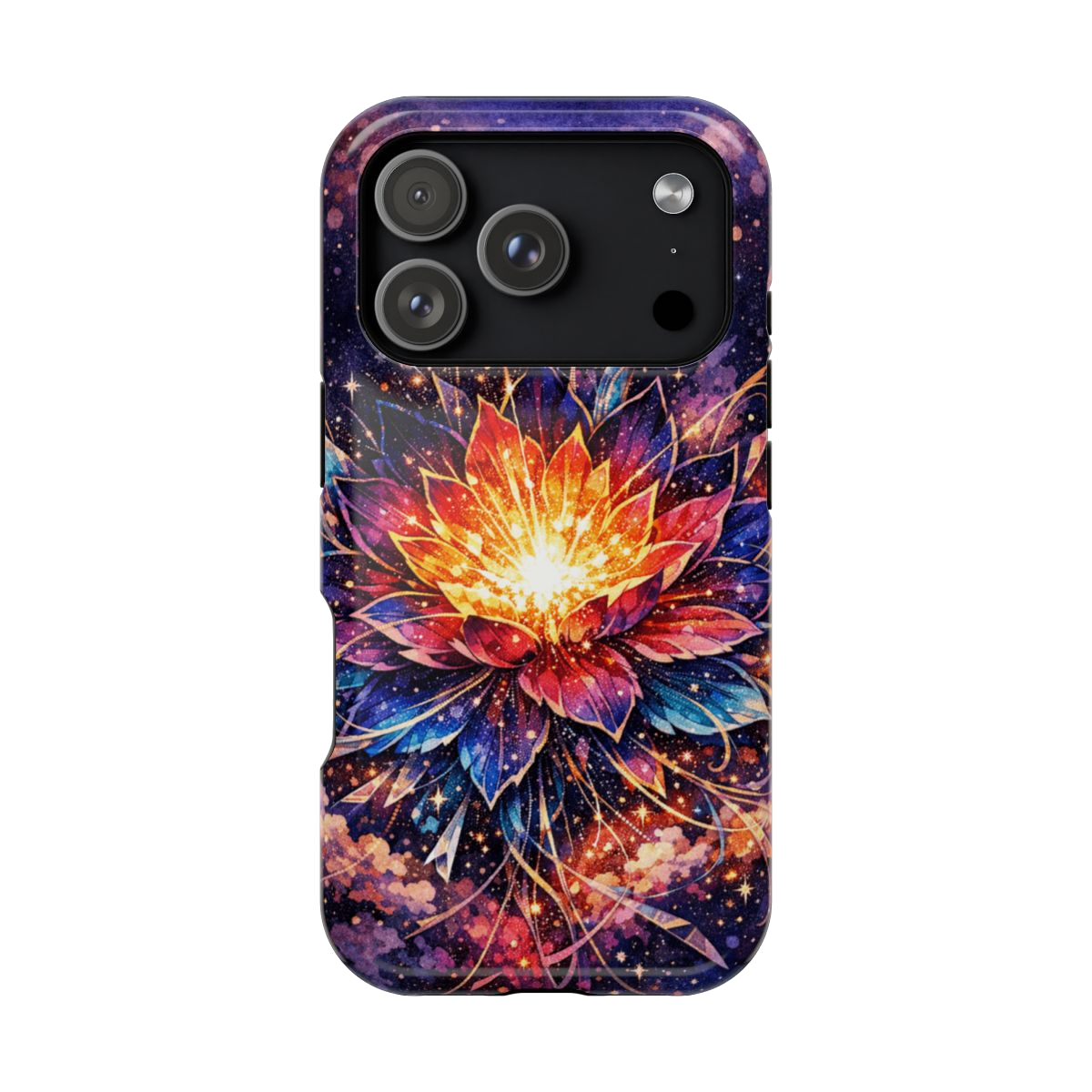 Cosmic Bloom Art Magnetic Magnetic Phone Case - iPhone 17 Pro