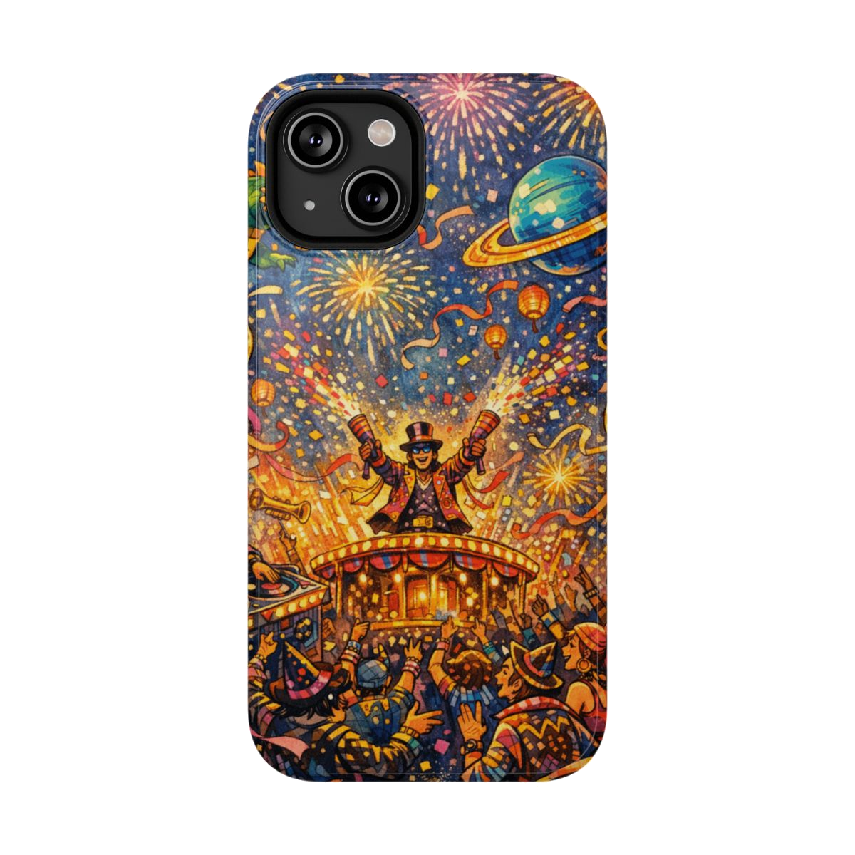 Vibrant Celebration Spectacle Magnetic Phone Case - iPhone 14
