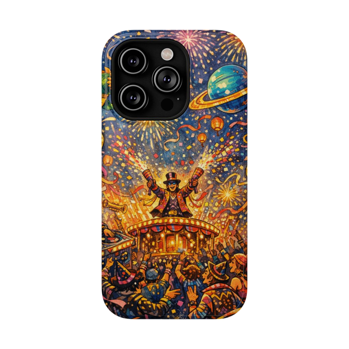 Vibrant Celebration Spectacle Magnetic Phone Case - iPhone 14 Pro