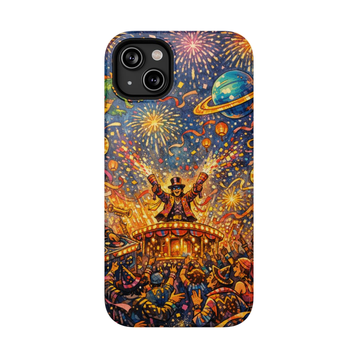Vibrant Celebration Spectacle Magnetic Phone Case - iPhone 14 Plus