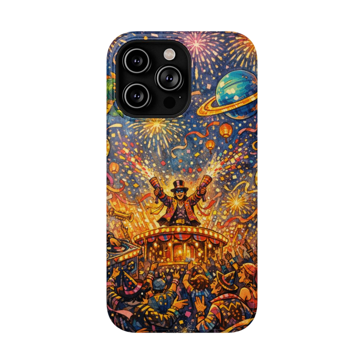 Vibrant Celebration Spectacle Magnetic Phone Case - iPhone 14 Pro Max