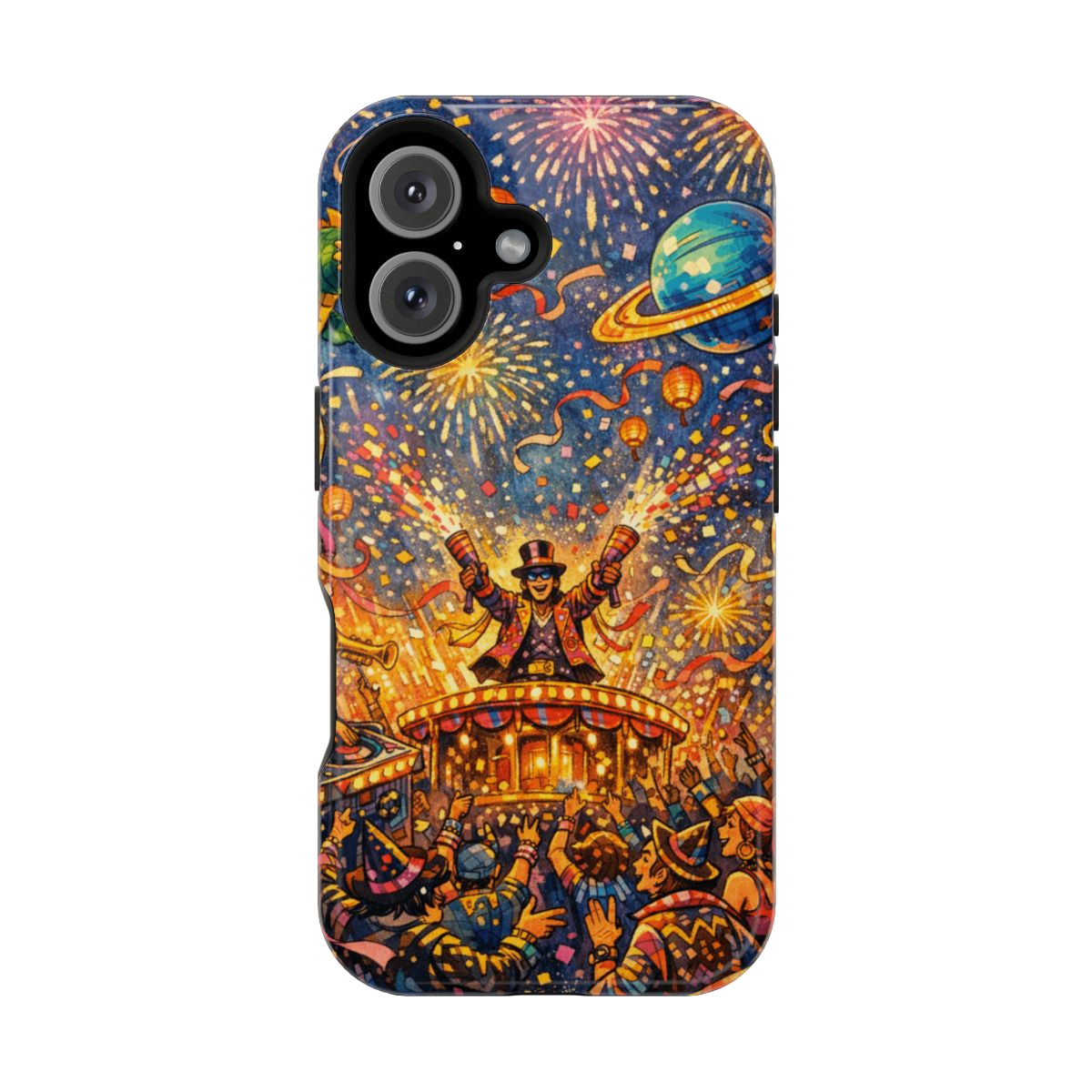 Vibrant Celebration Spectacle Magnetic Phone Case - iPhone 16