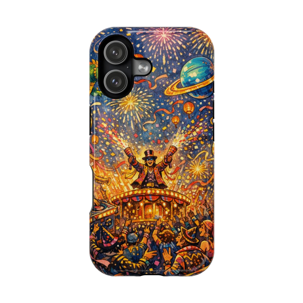 Vibrant Celebration Spectacle Magnetic Phone Case - iPhone 17