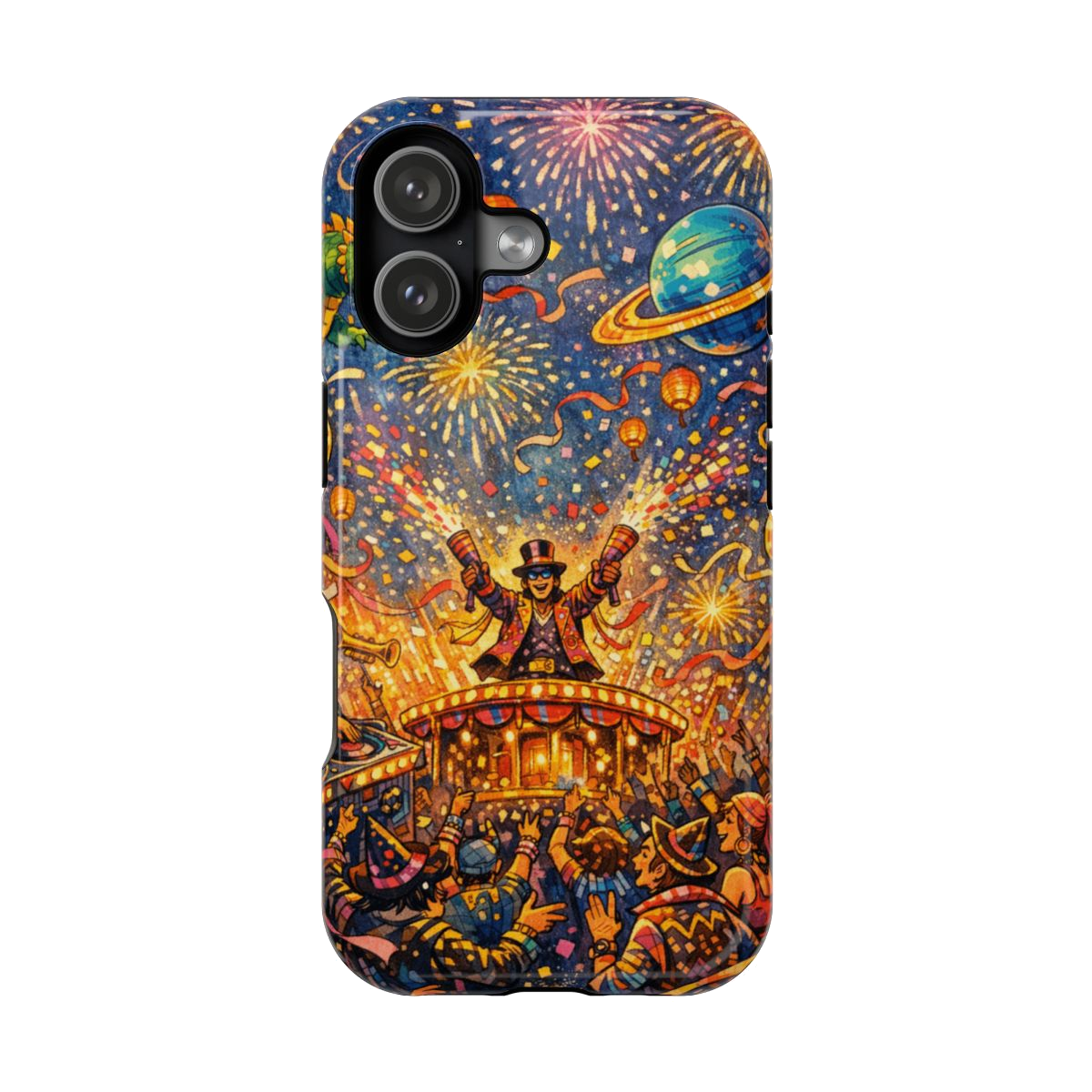 Vibrant Celebration Spectacle Magnetic Phone Case - iPhone 17