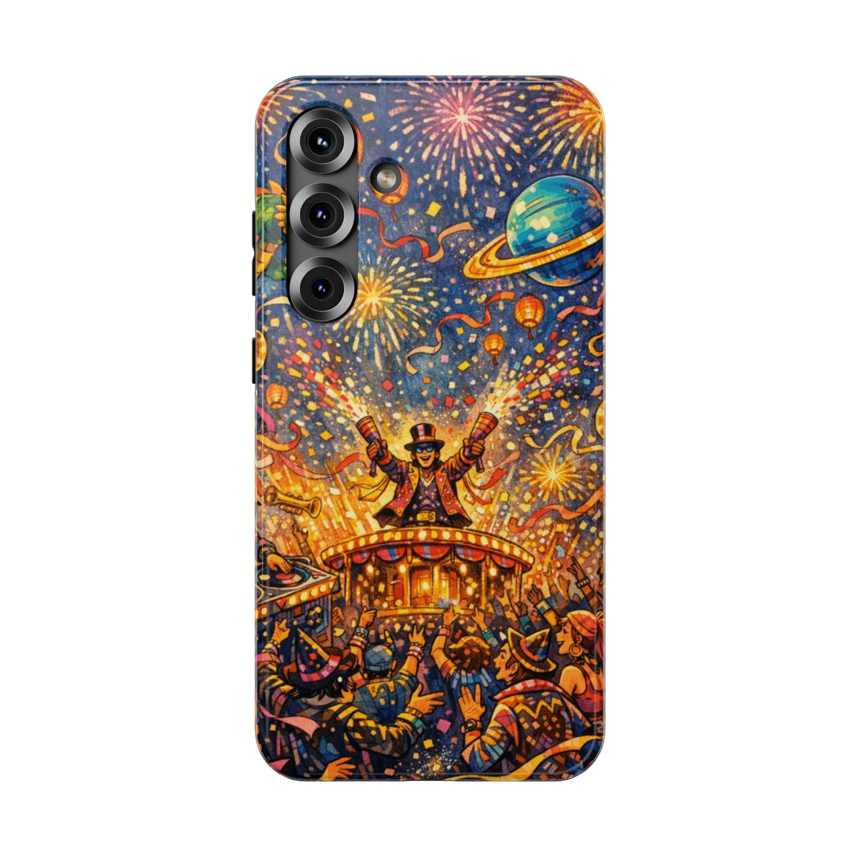 Vibrant Celebration Spectacle Magnetic Phone Case - Samsung Galaxy S25 Plus