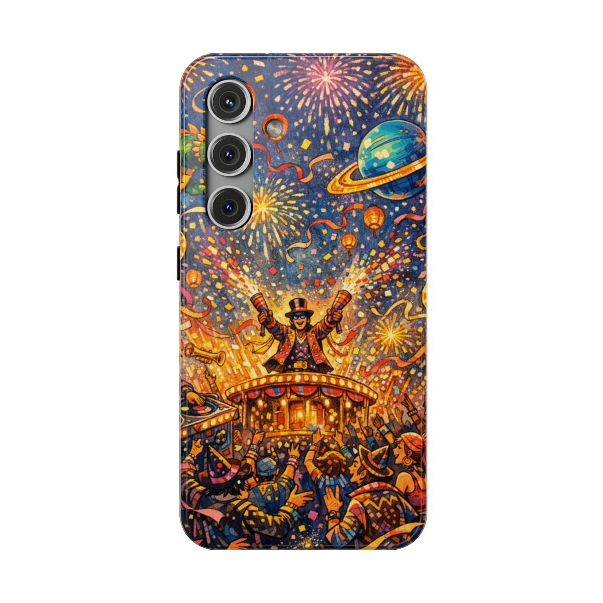 Vibrant Celebration Spectacle Magnetic Phone Case - Samsung Galaxy S24