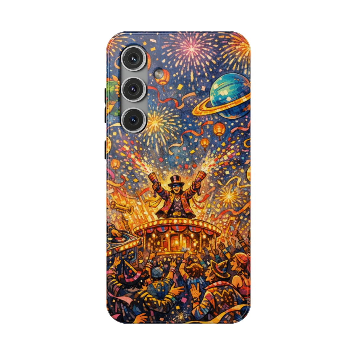 Vibrant Celebration Spectacle Magnetic Phone Case - Samsung Galaxy S24 Plus