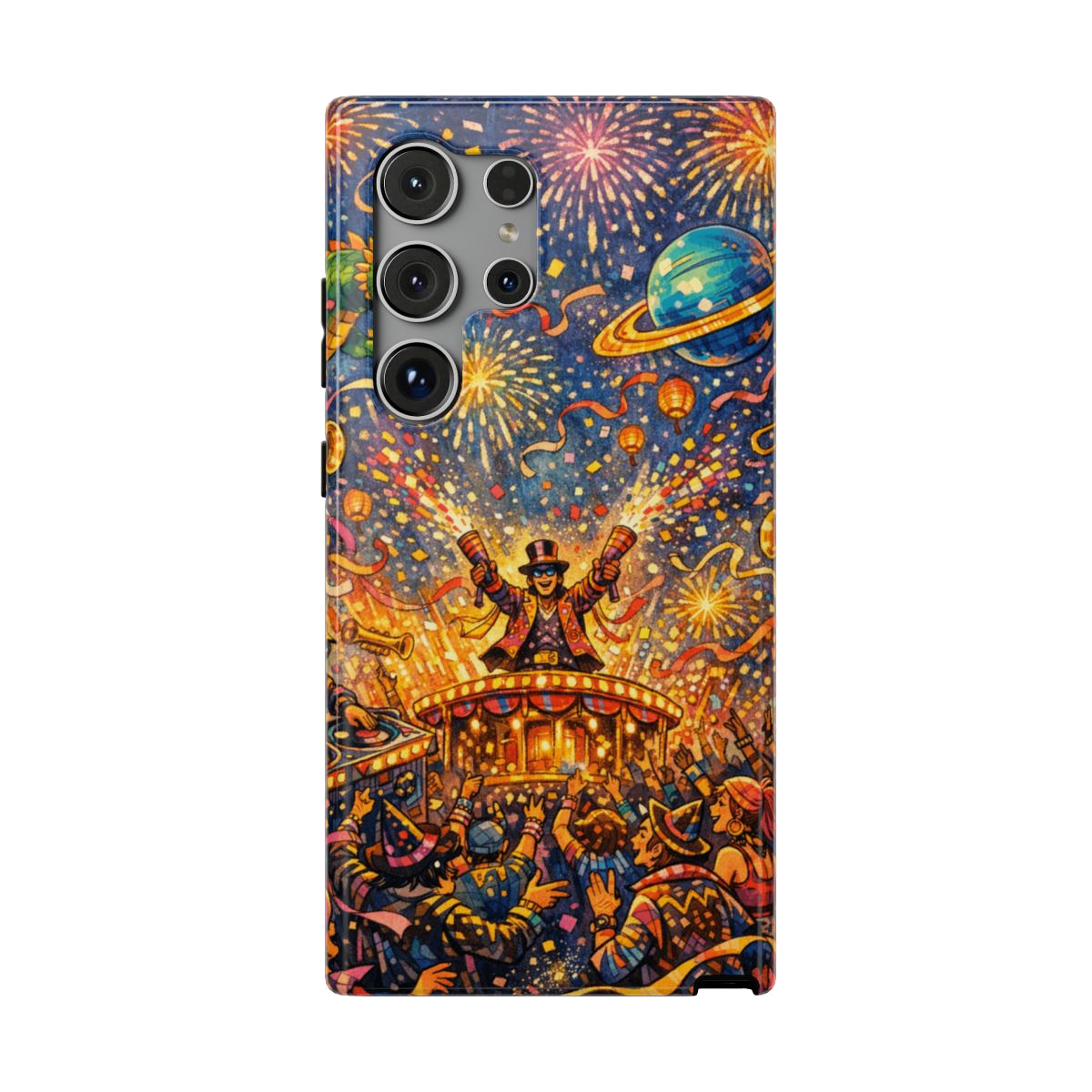 Vibrant Celebration Spectacle Magnetic Phone Case - Samsung Galaxy S24 Ultra