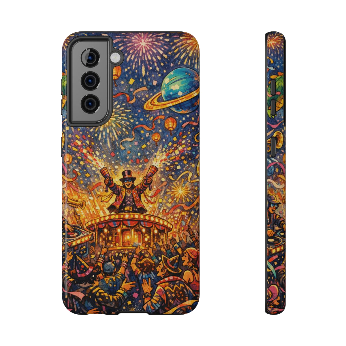 Vibrant Celebration Spectacle Magnetic Phone Case - Samsung Galaxy S21