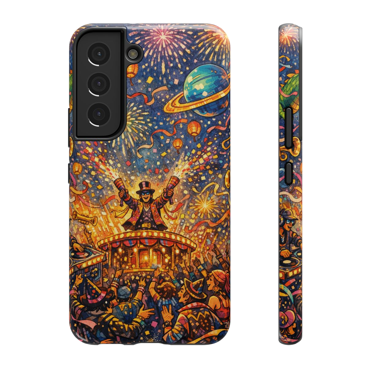 Vibrant Celebration Spectacle Magnetic Phone Case - Samsung Galaxy S22