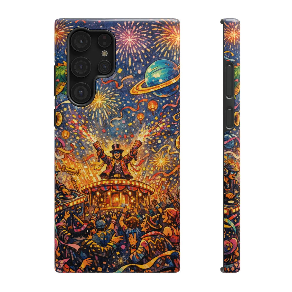 Vibrant Celebration Spectacle Magnetic Phone Case - Samsung Galaxy S22 Ultra
