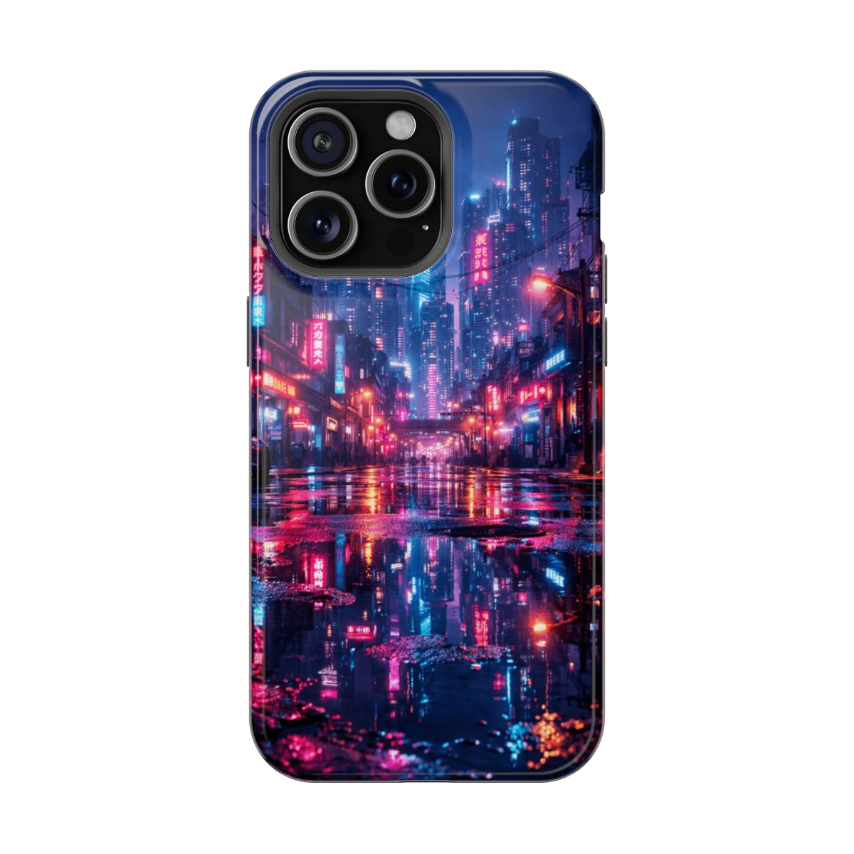 Neon City Glow Magnetic Phone Case - iPhone 15 Pro Max