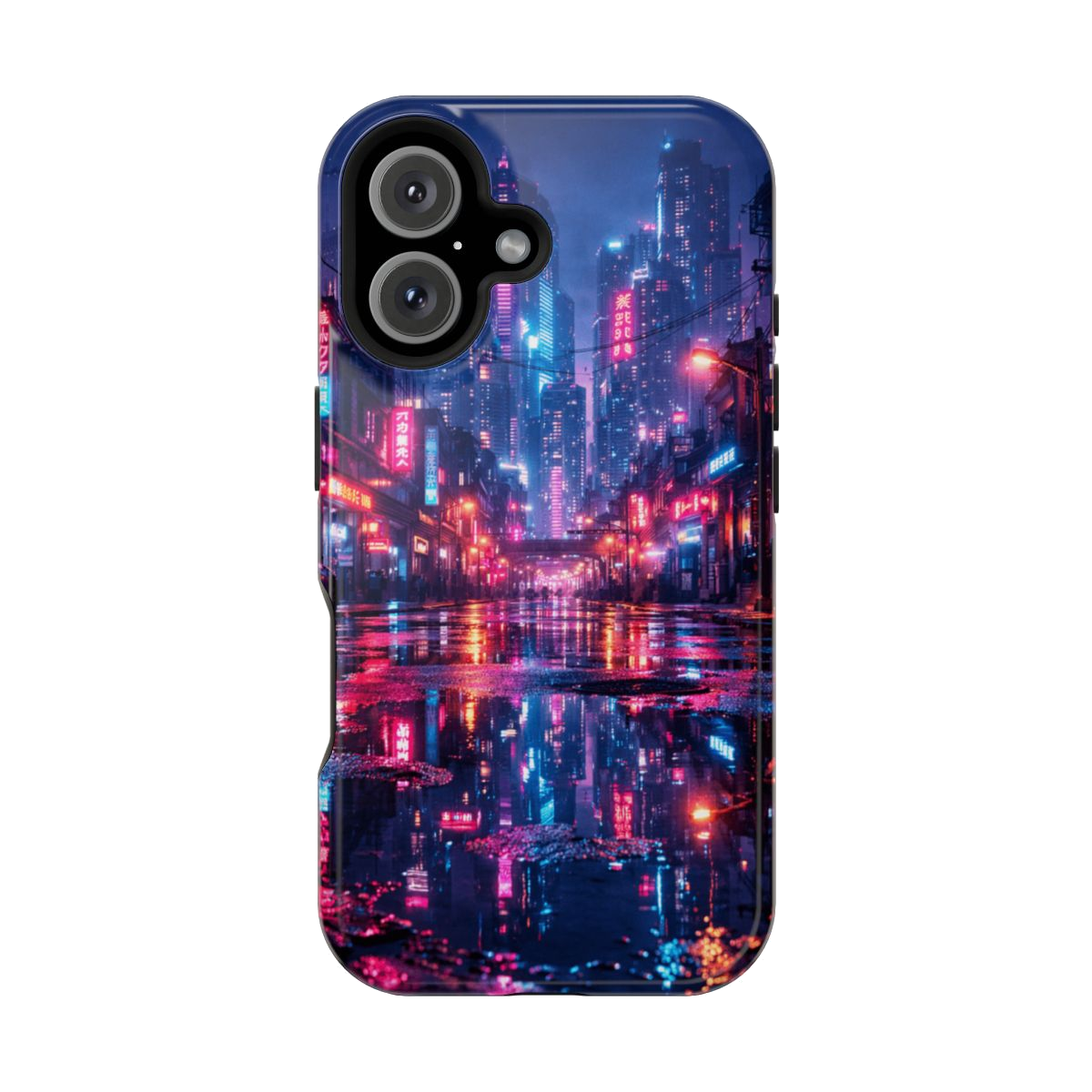 Neon City Glow Magnetic Phone Case - iPhone 16