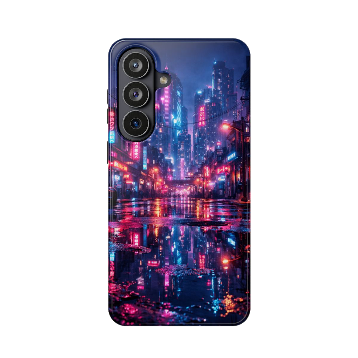 Neon City Glow Magnetic Phone Case - Samsung Galaxy S26 Plus