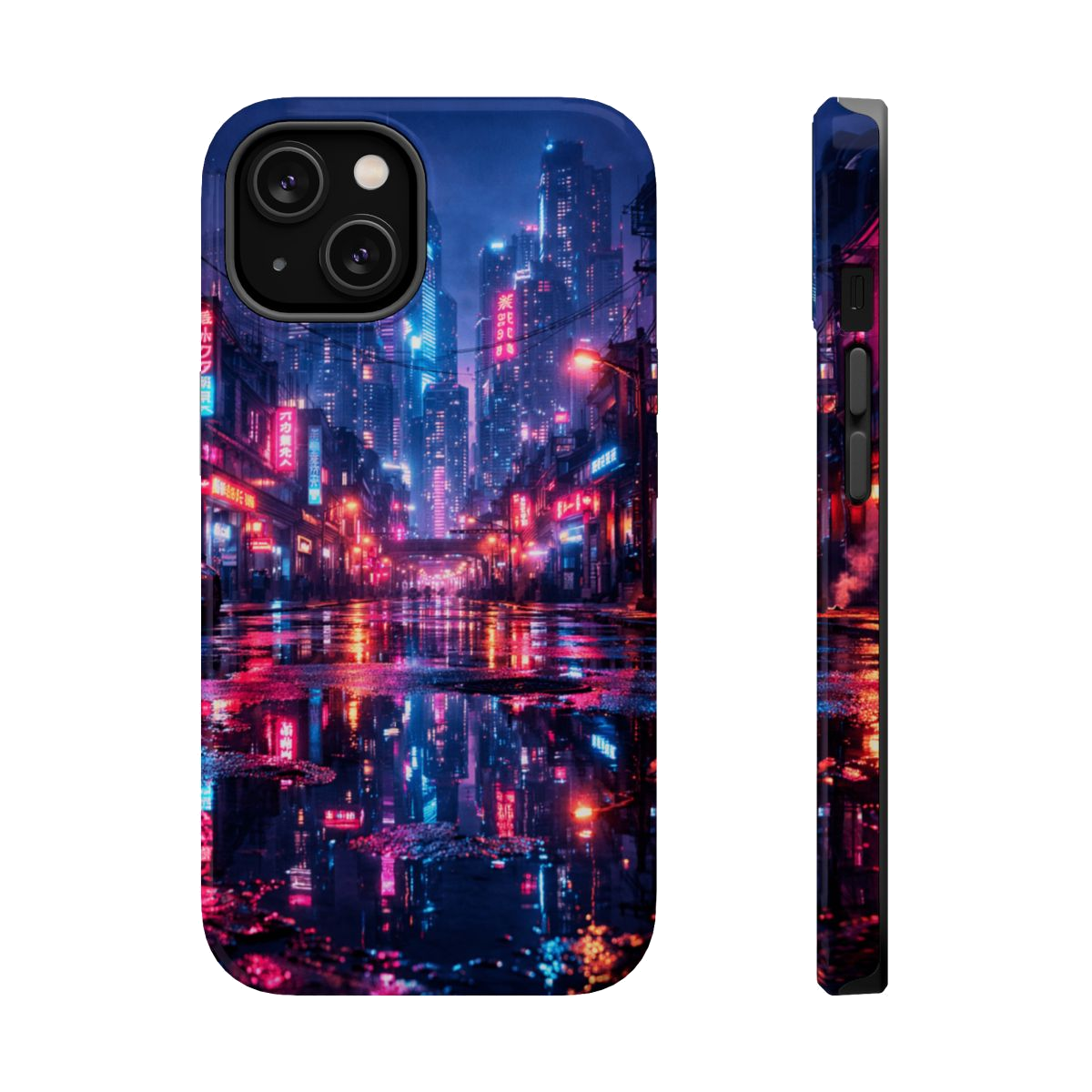 Neon City Glow Magnetic Phone Case - iPhone 14