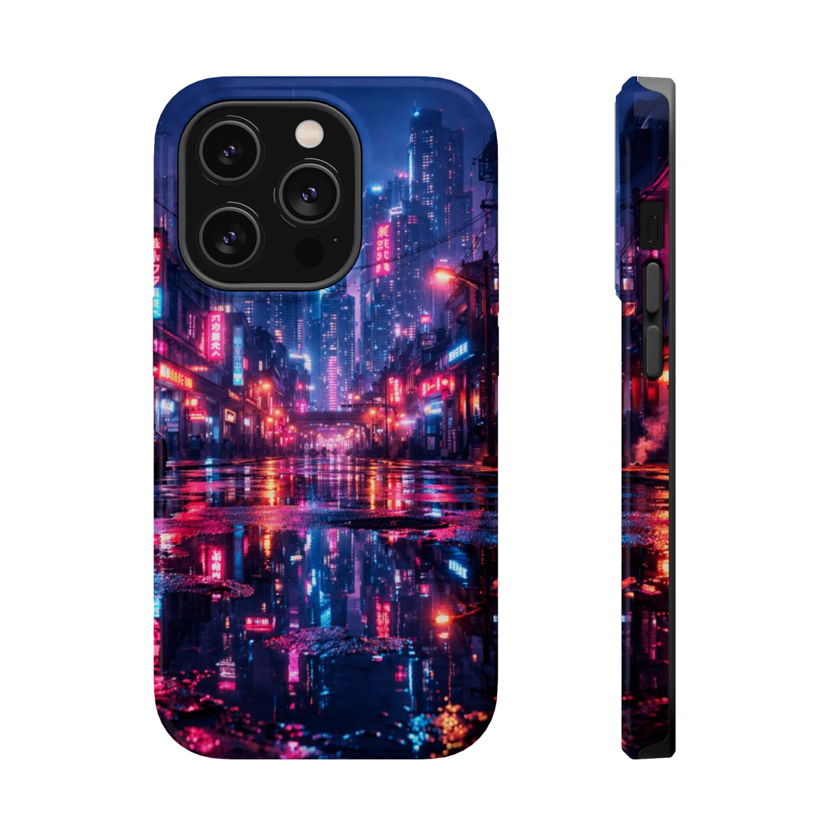 Neon City Glow Magnetic Phone Case - iPhone 14 Pro