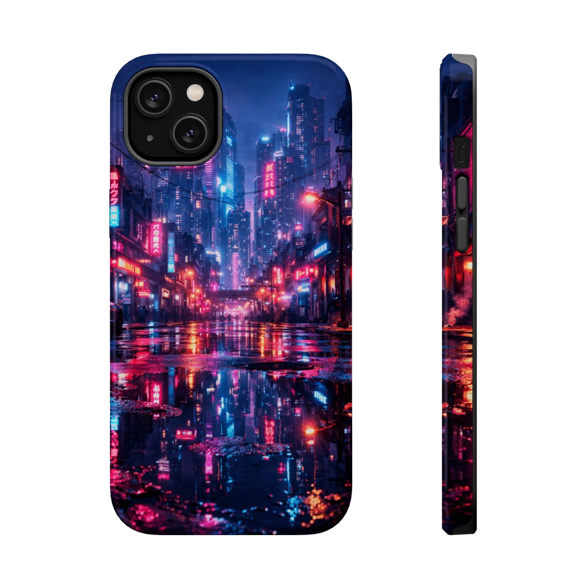 Neon City Glow Magnetic Phone Case - iPhone 14 Plus