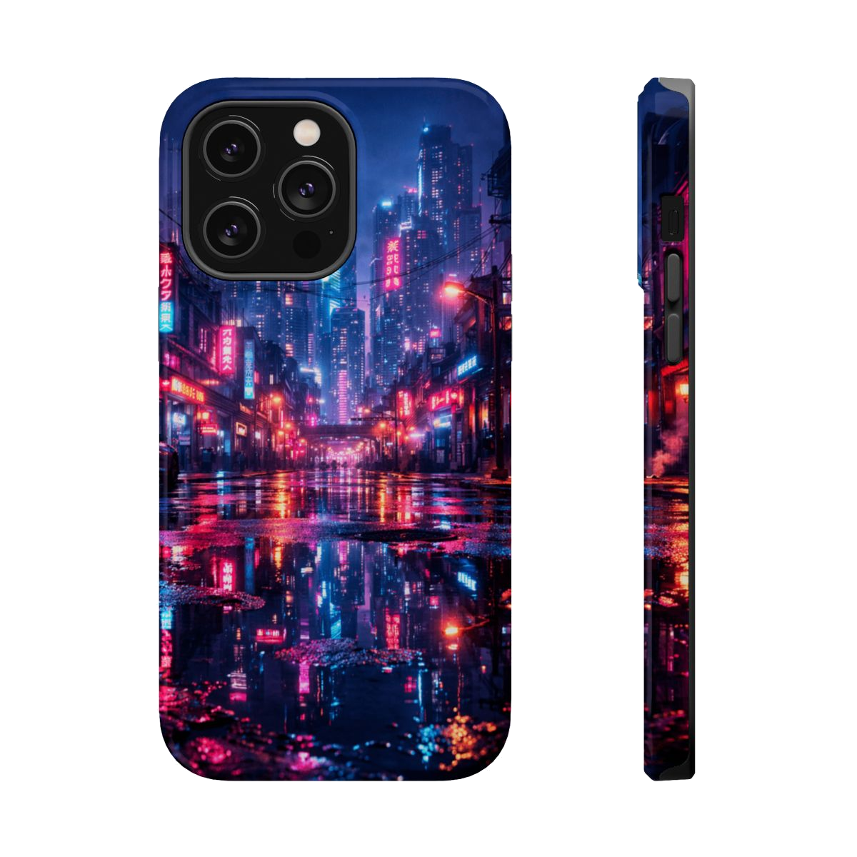 Neon City Glow Magnetic Phone Case - iPhone 14 Pro Max
