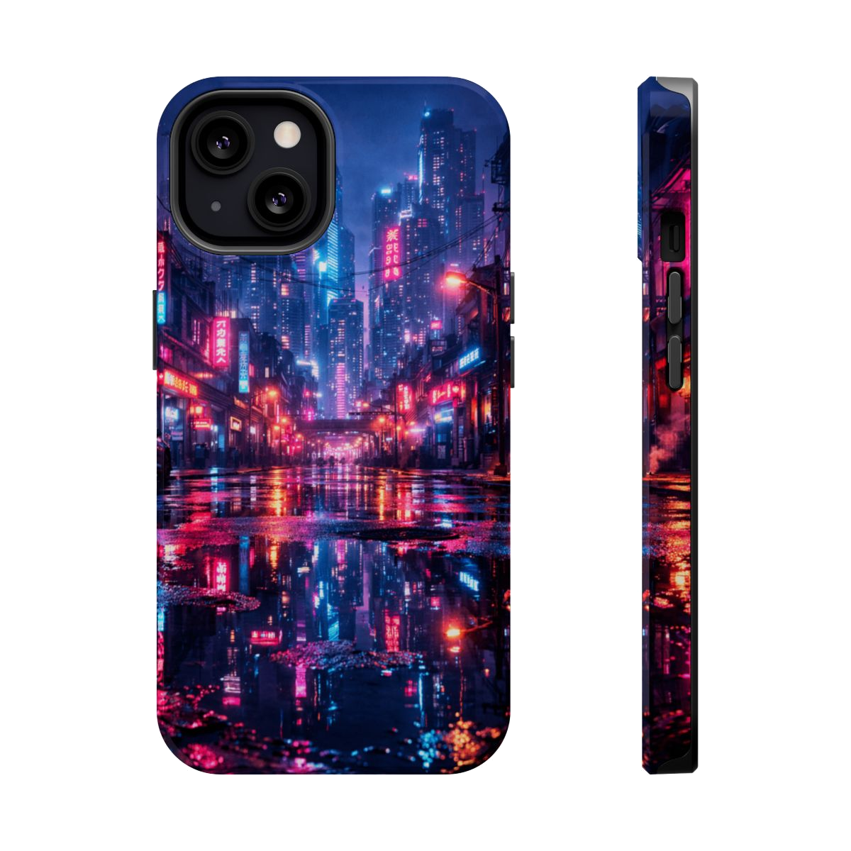 Neon City Glow Magnetic Phone Case - iPhone 13
