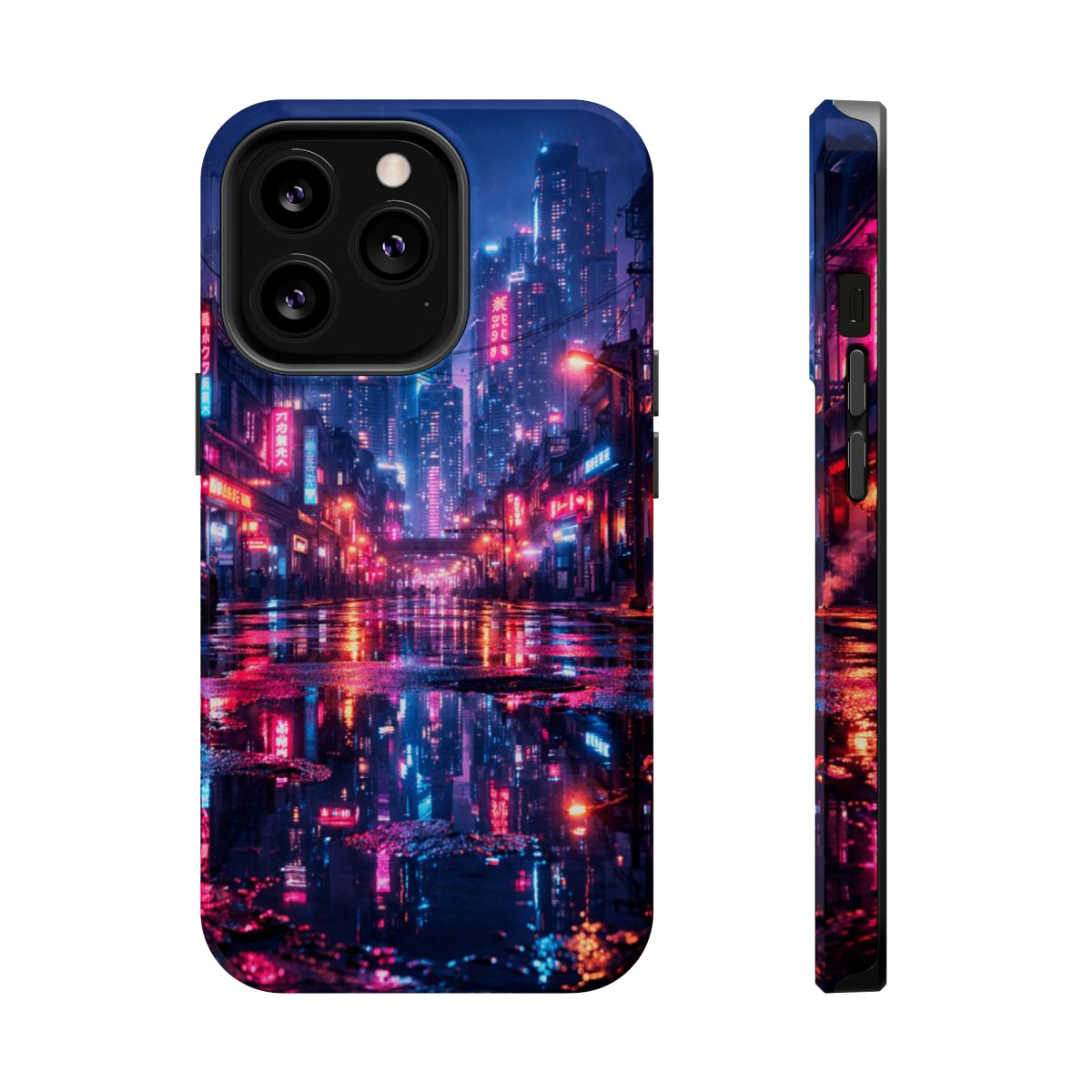 Neon City Glow Magnetic Phone Case - iPhone 13 Pro
