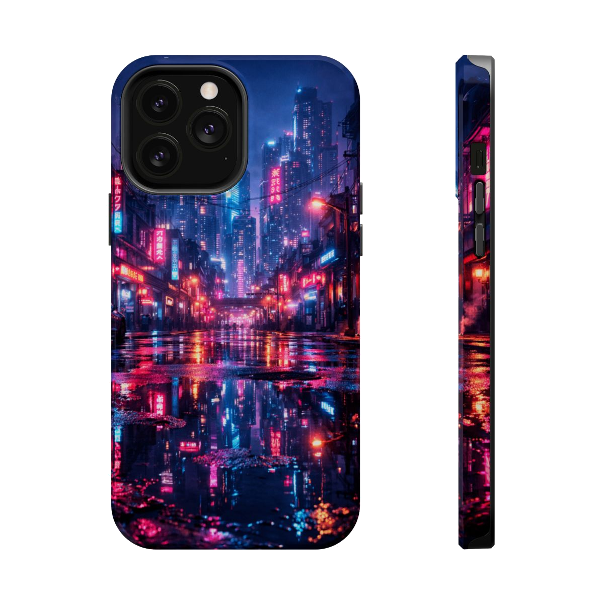 Neon City Glow Magnetic Phone Case - iPhone 13 Pro Max