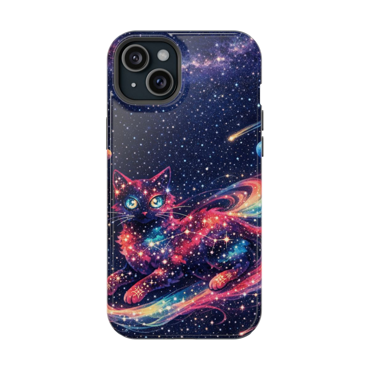 Celestial Cat Magic Magnetic Phone Case - iPhone 15 Plus