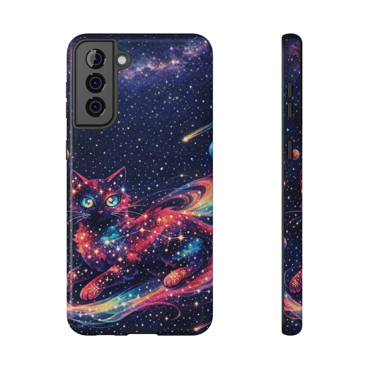 Celestial Cat Magic Magnetic Phone Case - Samsung Galaxy S21 Plus
