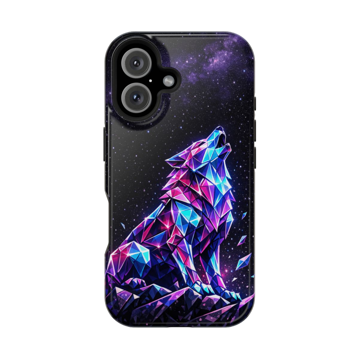 Neon Wolf Artistry Magnetic Phone Case - iPhone 16