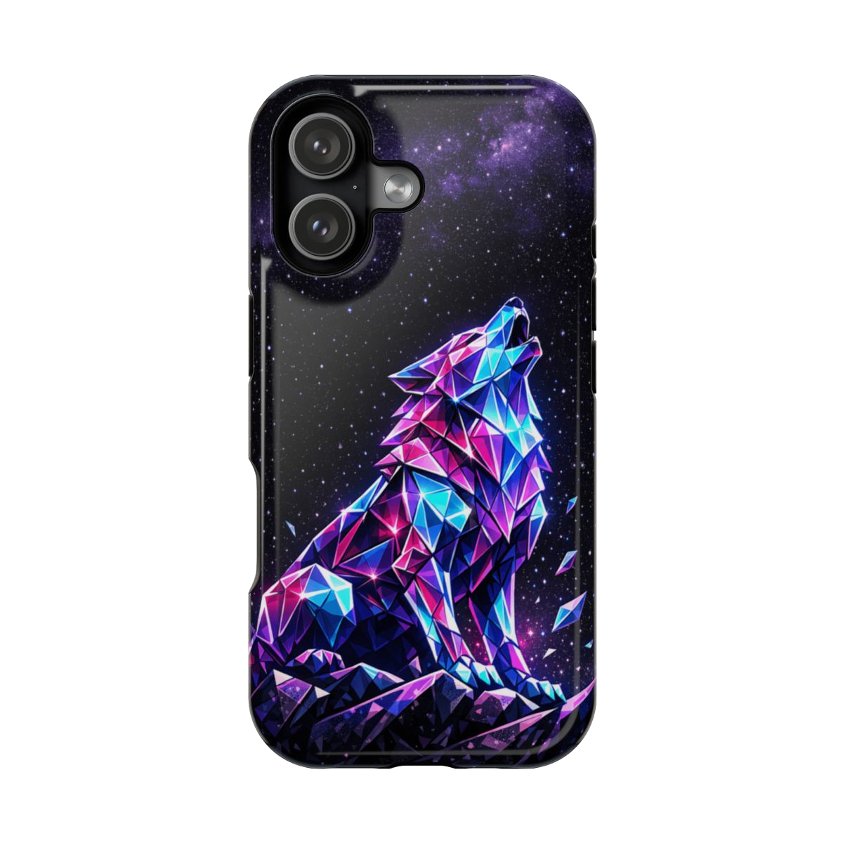Neon Wolf Artistry Magnetic Phone Case - iPhone 17