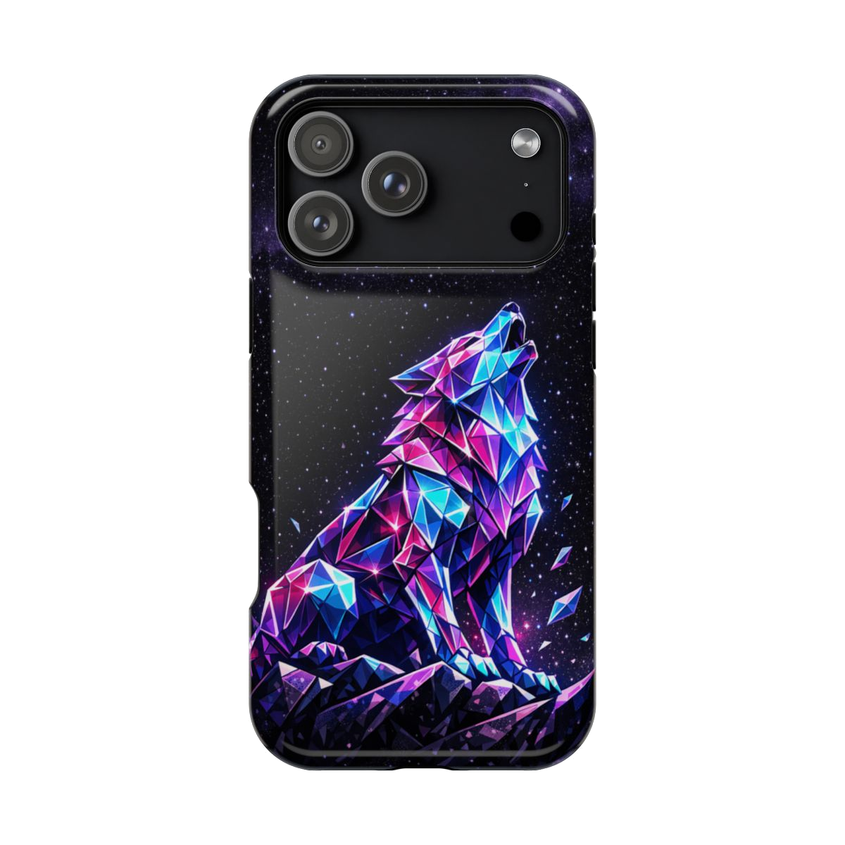 Neon Wolf Artistry Magnetic Phone Case - iPhone 17 Pro Max