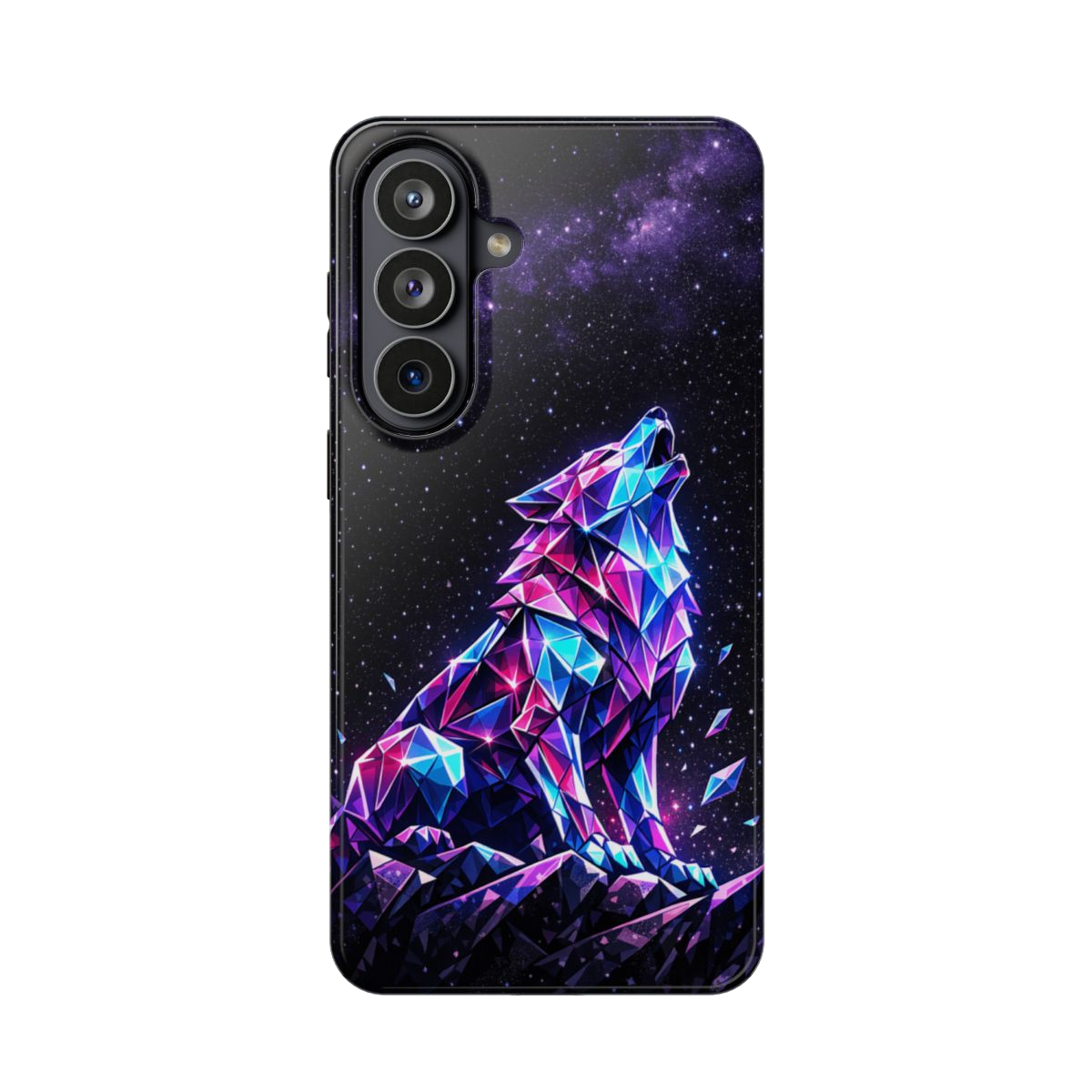 Neon Wolf Artistry Magnetic Phone Case - Samsung Galaxy S26 Plus