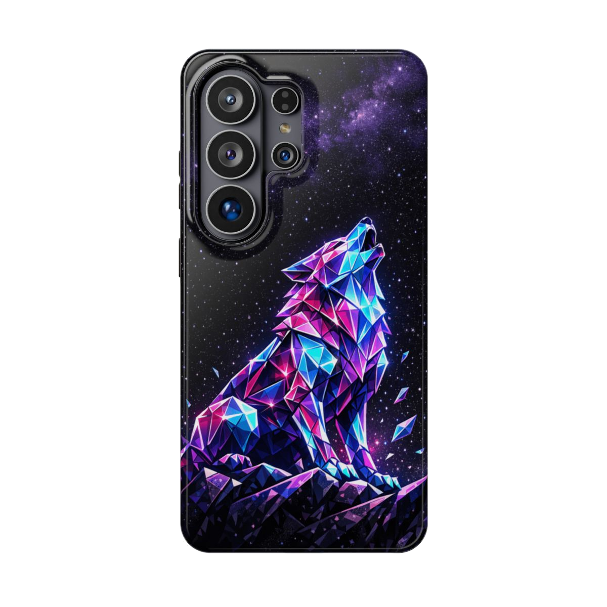 Neon Wolf Artistry Magnetic Phone Case - Samsung Galaxy S26 Ultra