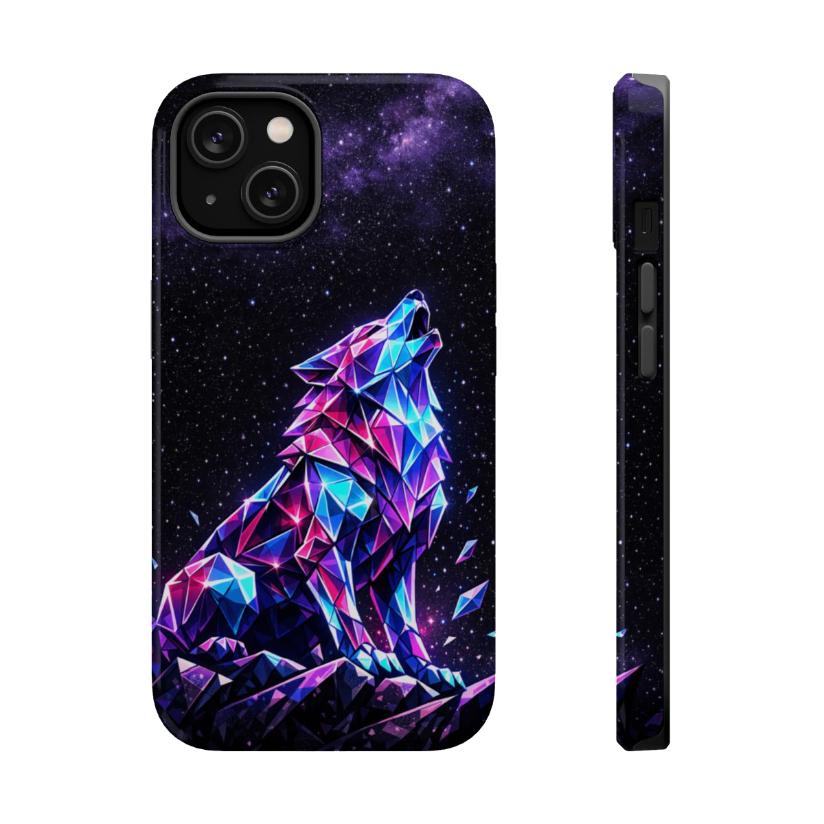 Neon Wolf Artistry Magnetic Phone Case - iPhone 14