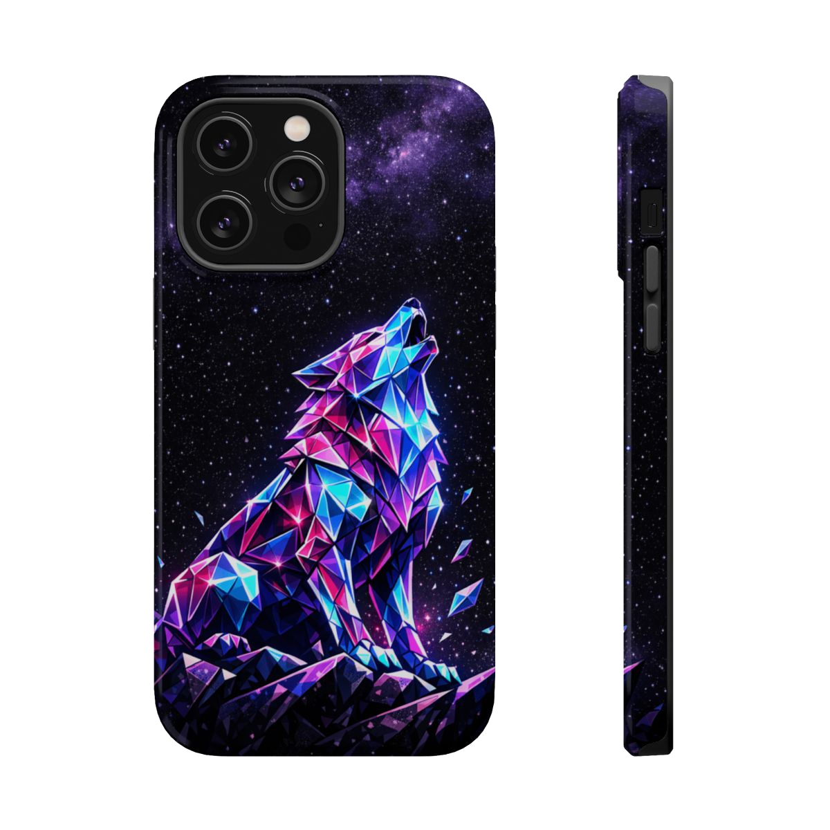 Neon Wolf Artistry Magnetic Phone Case - iPhone 14 Pro Max