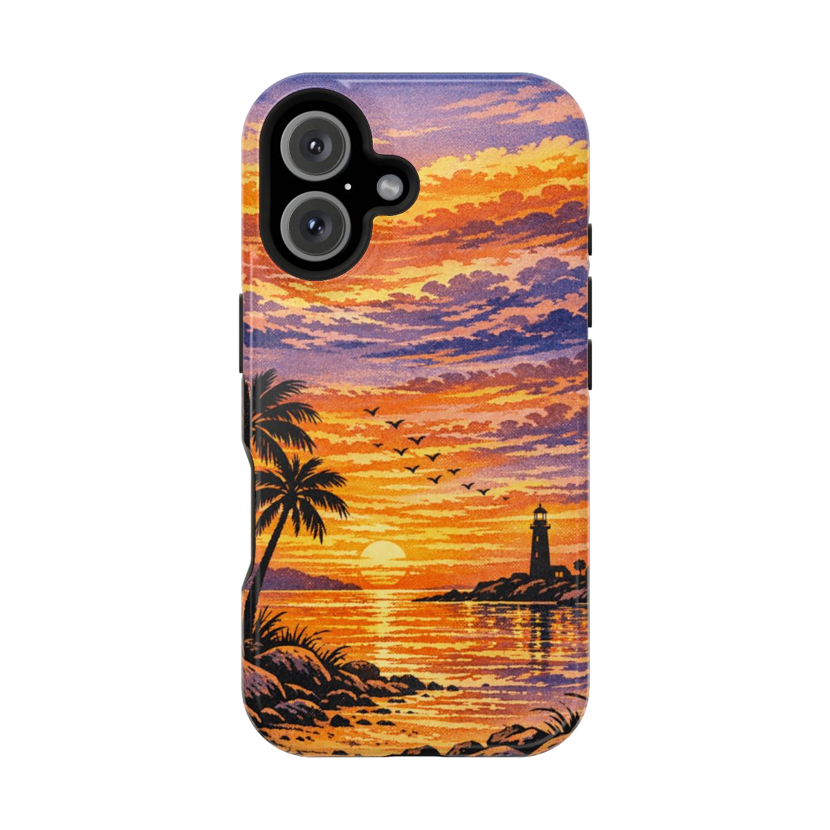Coastal Dreamscape Print Magnetic Phone Case - iPhone 16