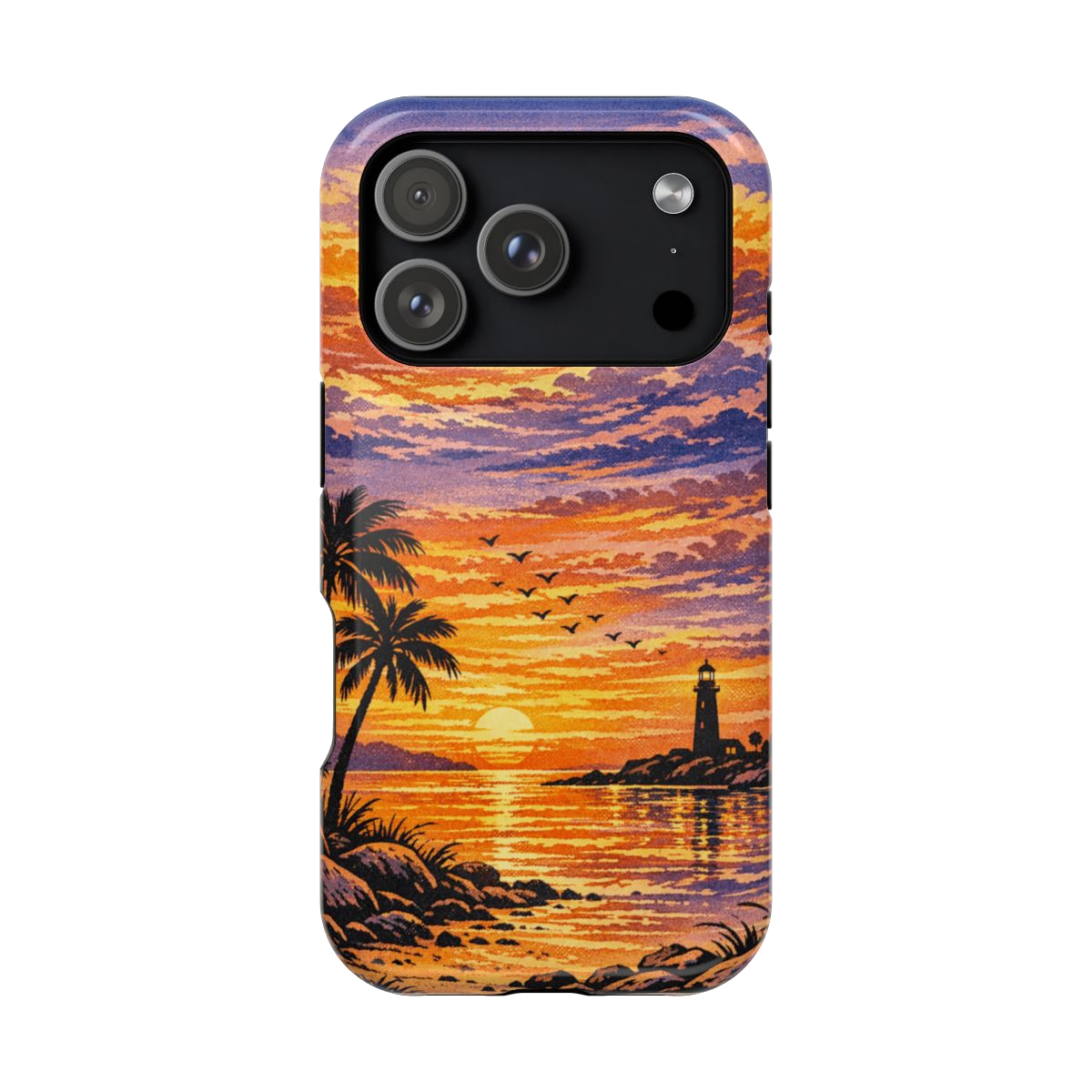 Coastal Dreamscape Print Magnetic Phone Case - iPhone 17 Pro