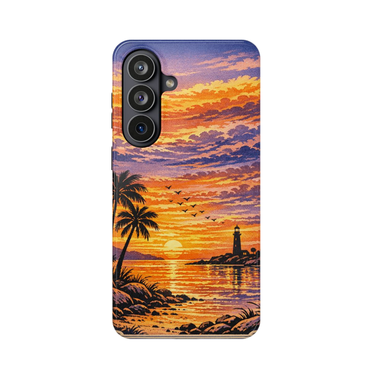 Coastal Dreamscape Print Magnetic Phone Case - Samsung Galaxy S26 Plus